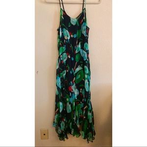 DVF Cinch Waist Midi Dress